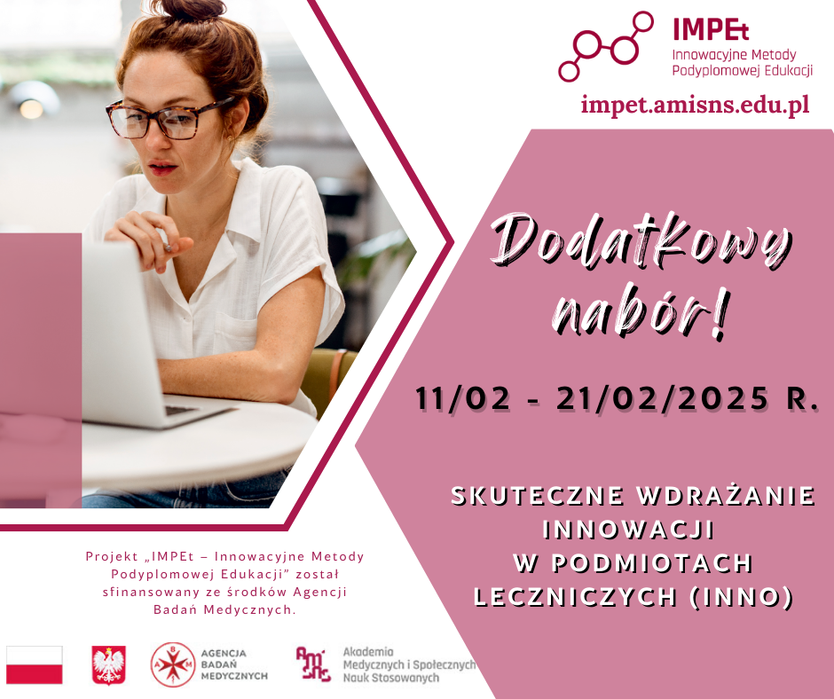 SKUTECZNE WDRAŻANIE INNOWACJI W PODMIOTACH LECZNICZYCH (INNO) (5)