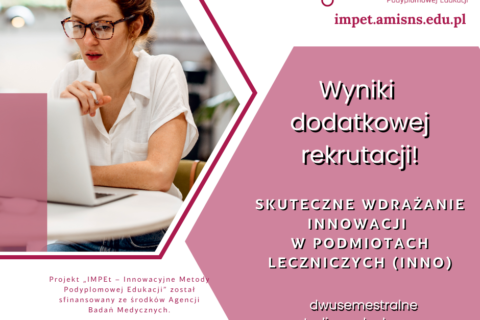 SKUTECZNE WDRAŻANIE INNOWACJI W PODMIOTACH LECZNICZYCH (INNO) (8)